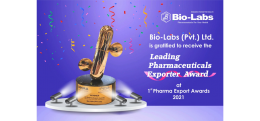 Bio-Labs Received “The Leading Pharmaceutical Exporter Award”